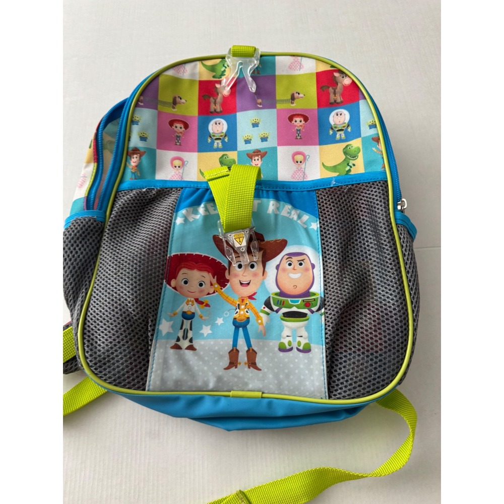 Bioworld Disney Toy Story Keep It Real Kids Backpack Multi Color Buzz Woody Rex